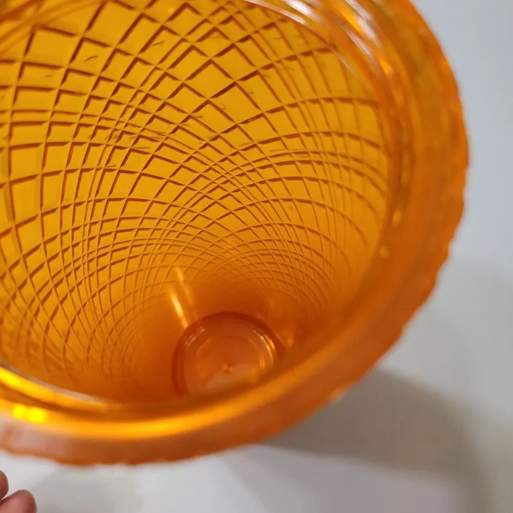 Starbucks Studded Tumbler 2022 Dining‎ Orange Disco Grid Prism Venti 24 oz Cup